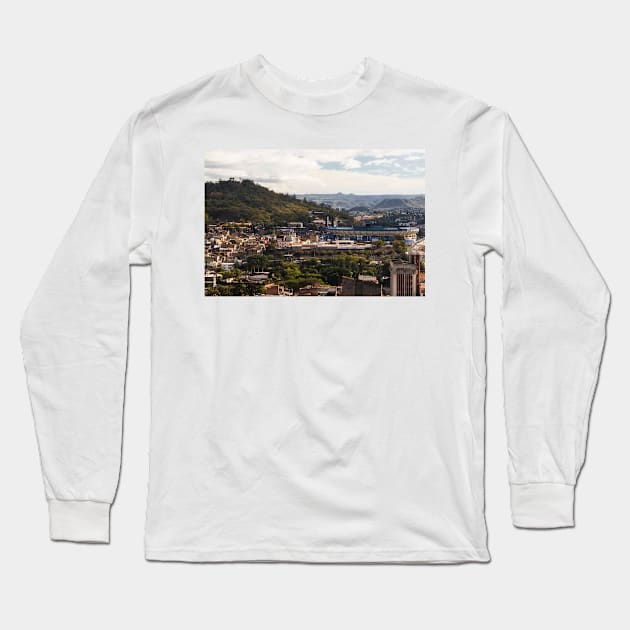 Welcome To Tegucigalpa - 2 © Long Sleeve T-Shirt by PrinceJohn